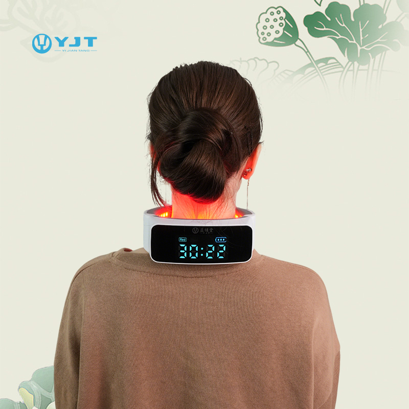 YJT LED-Neck | Household Wearing Portable Neck Pain Relief 630nm Red Light LED Therapy Device