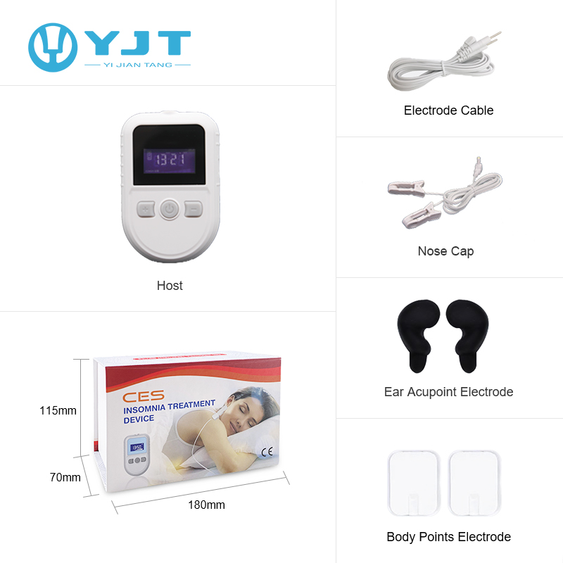 HSM-01 | CES Sleeping Treatment Device No Side Effect Anti Insomnia Therapy