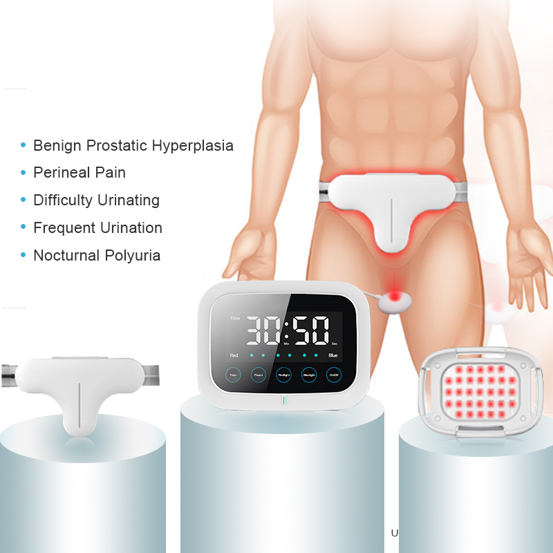 LED Red And Blue Light Rehabilitation Physiotherapy Male Prostate Treatment Device