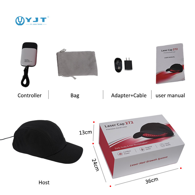 YJT Laser Cap 272 | 272 Laser Diodes Hair Growth Cap for Hair Regrowth & Scalp Care