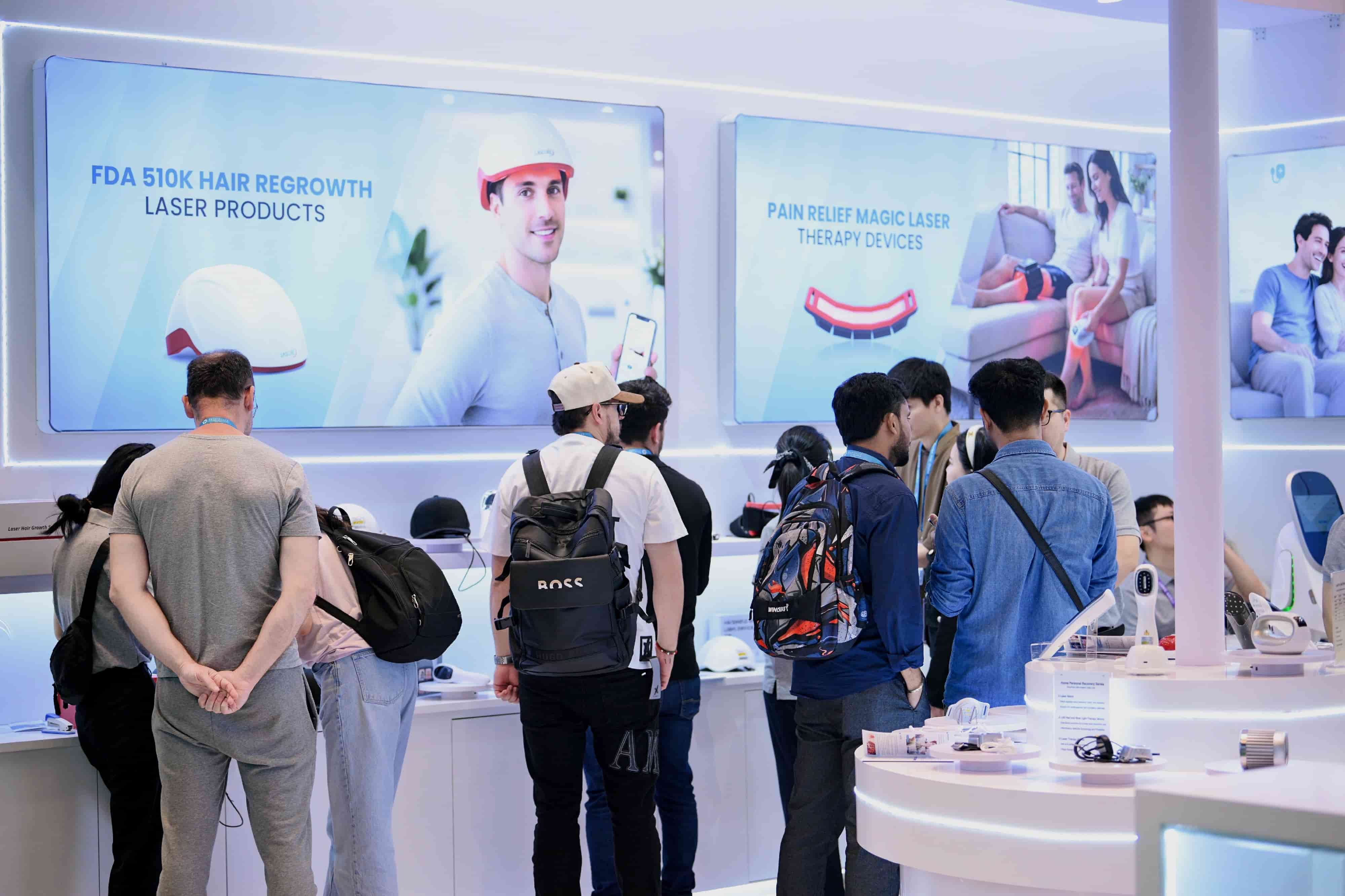 YJT Medical exhibition booth at the 139th Canton Fair