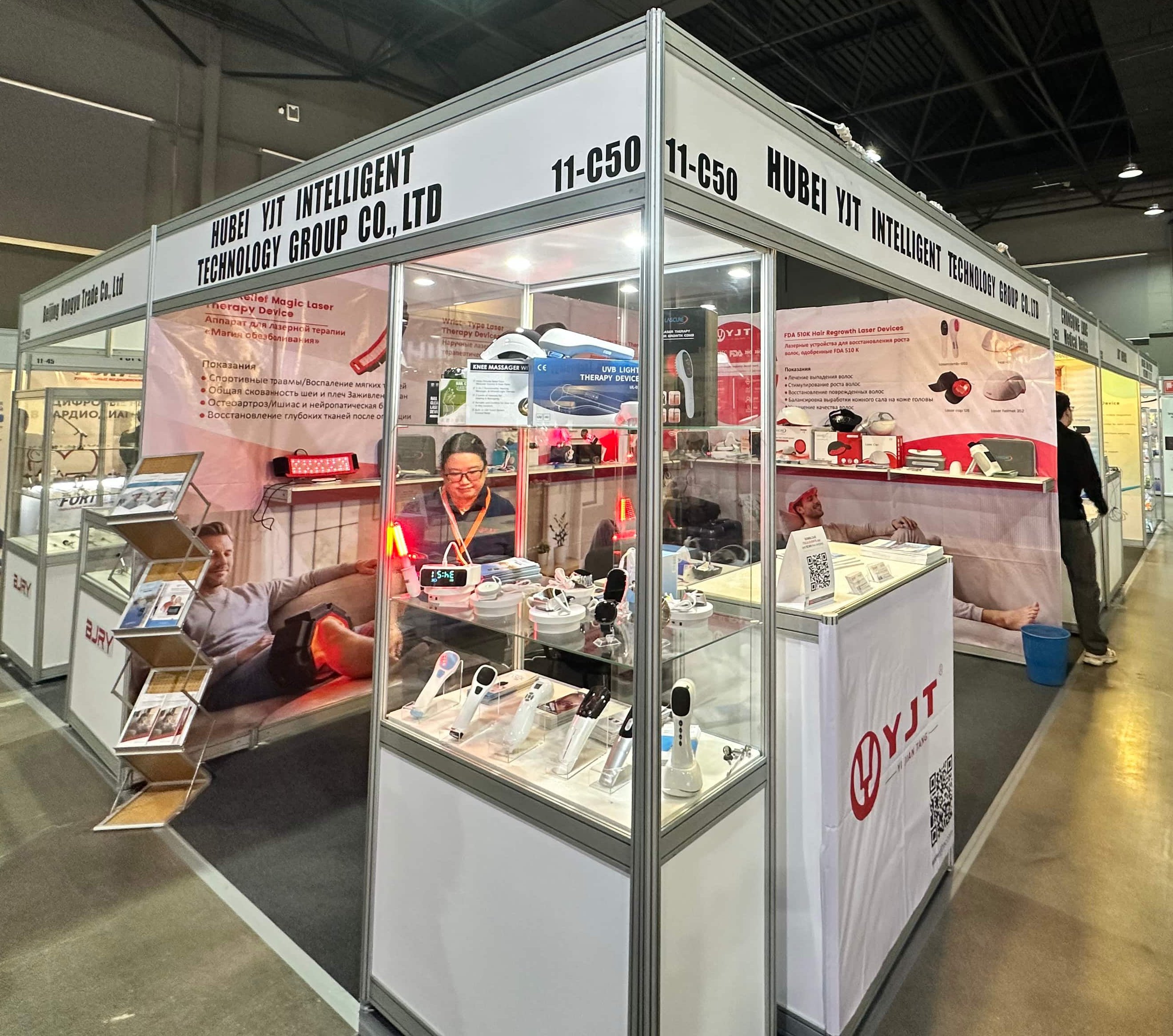 YJT Medical booth at KIHE 2026 in Almaty Kazakhstan
