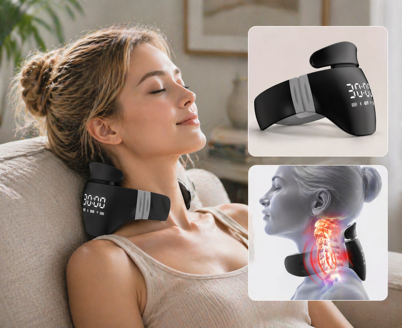 Laser Therapy Device for the Neck