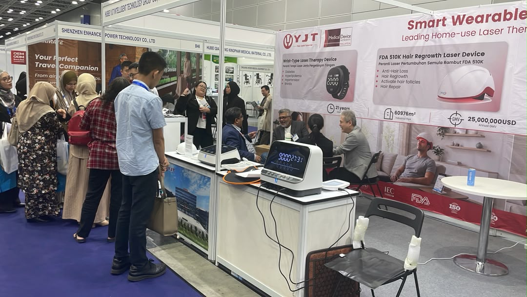 YJT Medical team meeting visitors at Booth B48 to B50 during tHIS ASEAN 2026 Malaysia